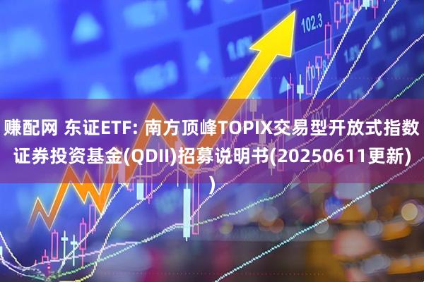 赚配网 东证ETF: 南方顶峰TOPIX交易型开放式指数证券投资基金(QDII)招募说明书(20250611更新)