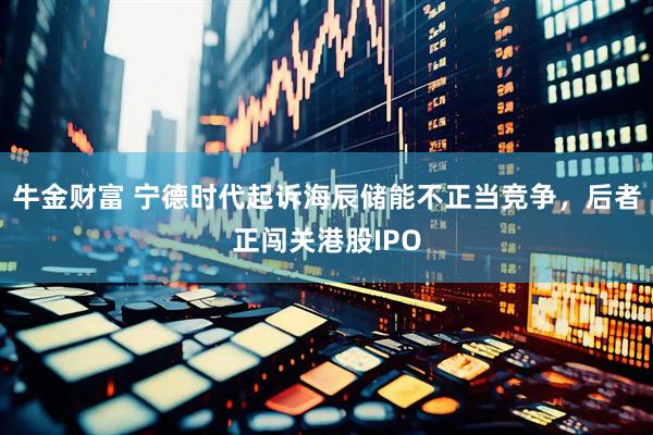 牛金财富 宁德时代起诉海辰储能不正当竞争，后者正闯关港股IPO